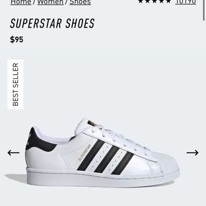 Womens Adidas Superstar shoes